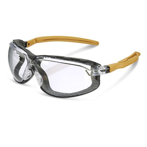 H10 Safety Spectacles c/w Removable Gasket Coated Polycarbonate Lens Clear