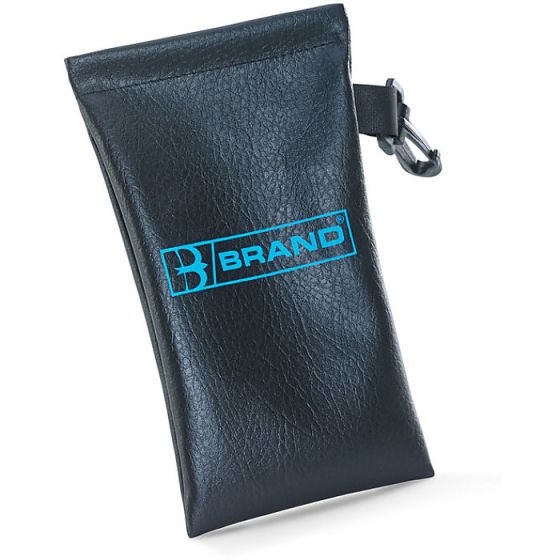 B-Brand Spectacle Case c/w Wide Opening PVC Pouch Large ABS Belt-loop hook