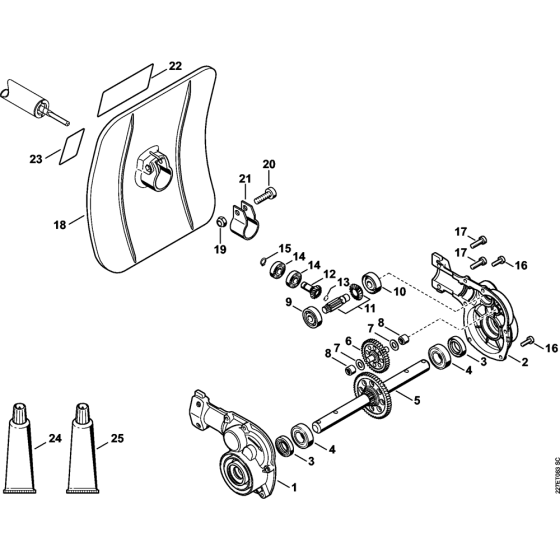 BF-KM Gear head Type 1 for Stihl KombiTool