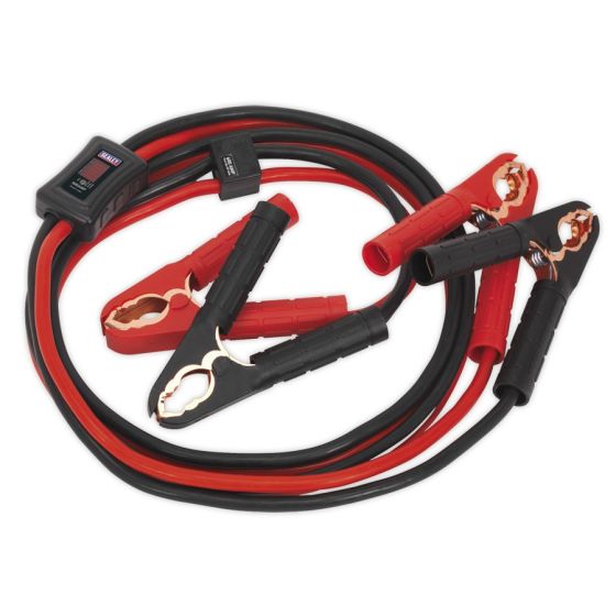 Booster Cables 25mm(sq) x 3.5mtr CCA 600Amp with Electronics Protection Sealey Part No. BC25635SR