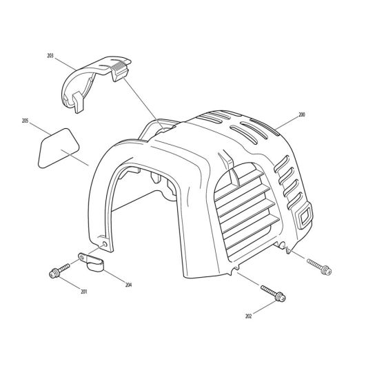 Cover Assembly for Makita BCX2500