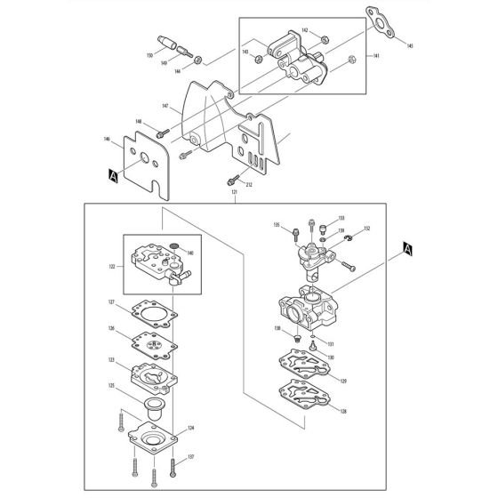 Carburettor Assembly for BCX2500