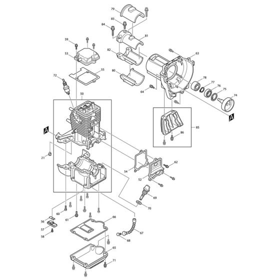 Cylinder, Oil Gauge Assembly