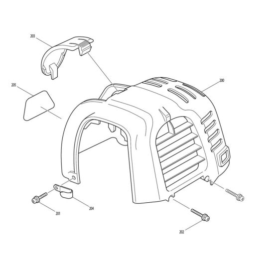Cover Assembly for Makita BCX2510
