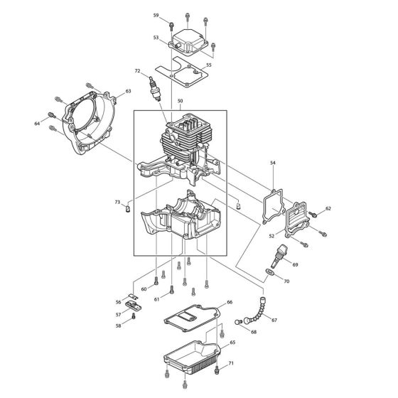 Cylinder, Oil Gauge Assembly