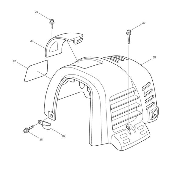 Cover Assembly for Makita BCX3400