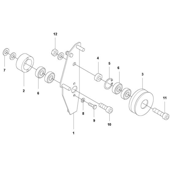 Clutch Assembly for BG 245 Trowel