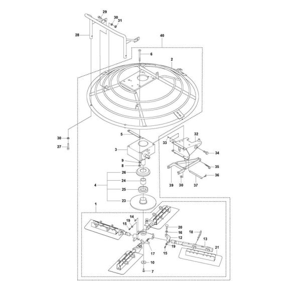 Blade Assembly for Husqvarna