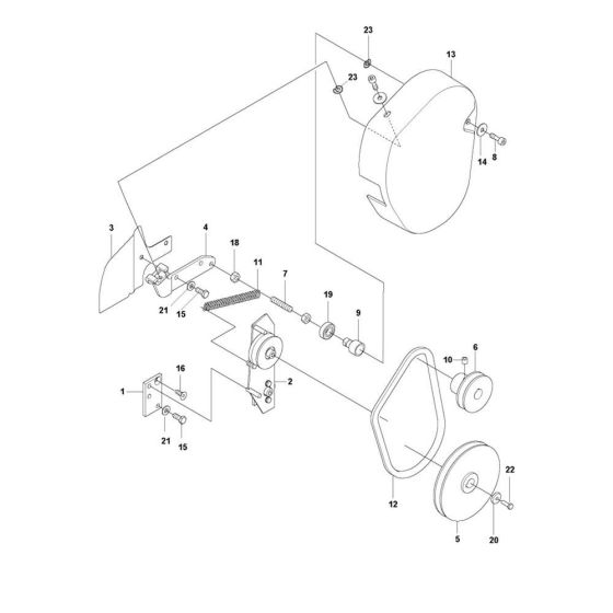 Pulley Assembly for Husqvarna