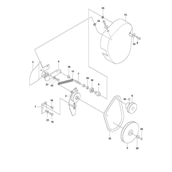 Pulley Assembly for Husqvarna