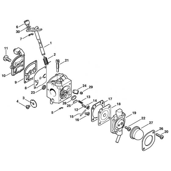 Carburetor C1Q-S50 Assembly