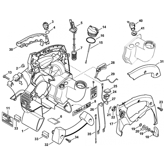Fan Housing for Stihl BG85