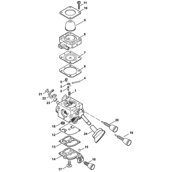 Carburetor for Stihl BG56