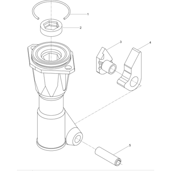 Tool Holder Assembly for Wacker BH23-5000007893 (Petrol) Rev.109 Breakers