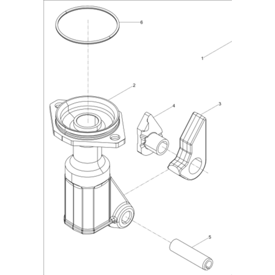 Tool Holder Assembly for Wacker BH24 5000610382 (Petrol) Rev.102 Breakers