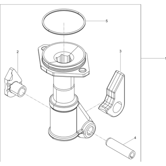 Tool Holder Assembly for Wacker BH24 5000610383 (Petrol) Rev.102 Breakers