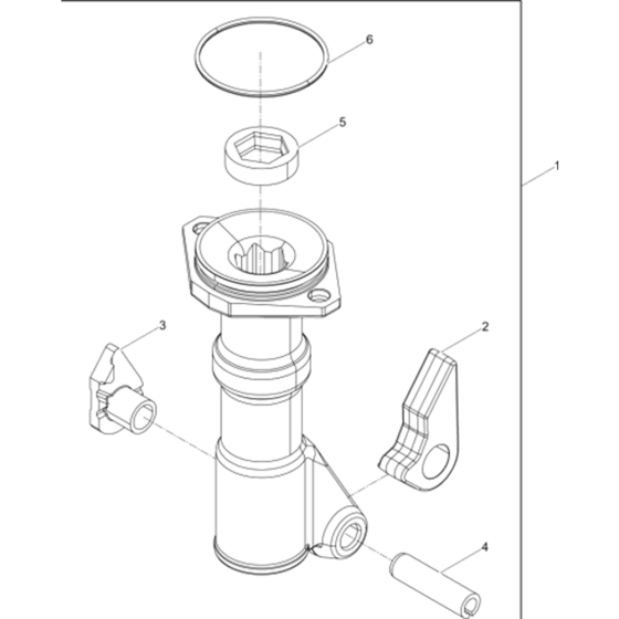 Tool Holder Assembly for Wacker BH24 5000610385 (Petrol) Rev.102 Breakers