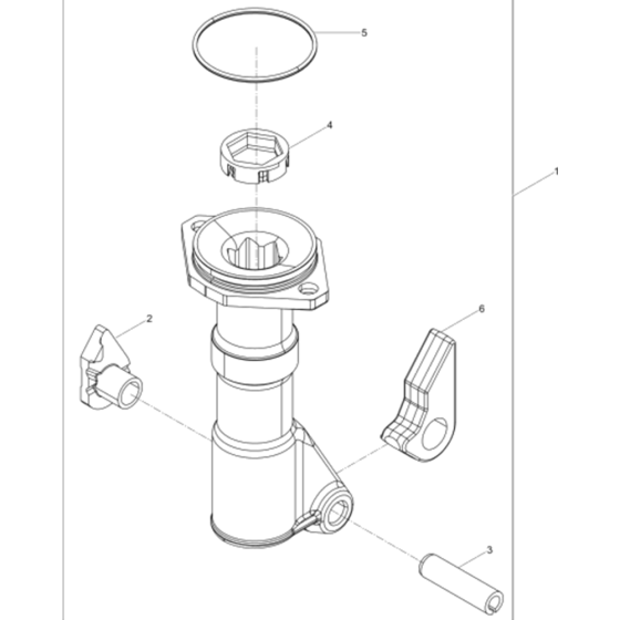 Tool Holder Assembly for Wacker BH24 5000610386 (Petrol) Rev.102 Breakers