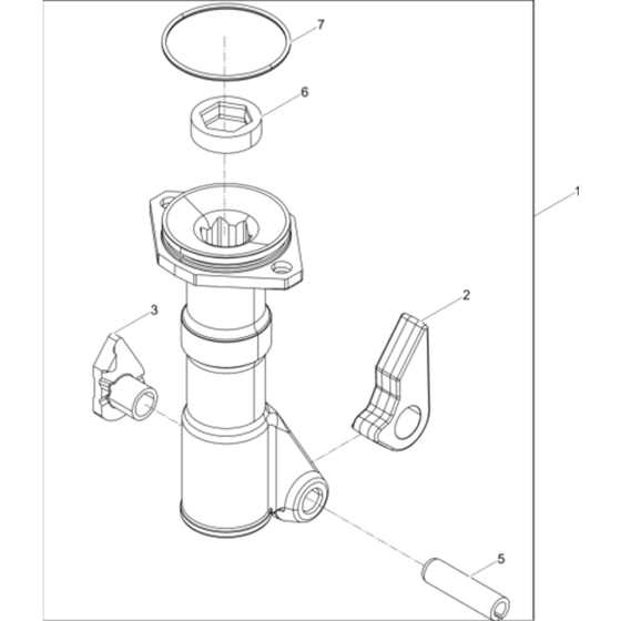 Tool Holder Assembly for Wacker BH24-5000008993 (Petrol) Rev.105 Breakers