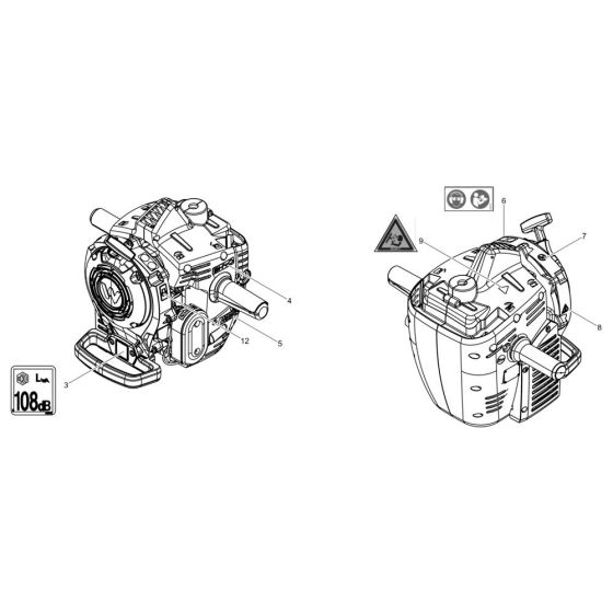 Decals for Wacker BH40