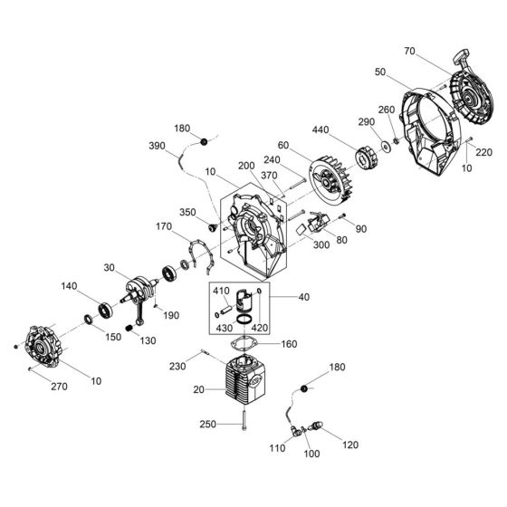 Engine Assembly for BH40
