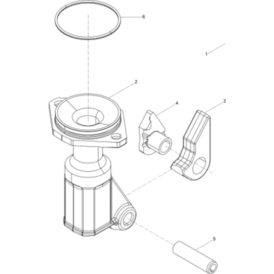 Tool Holder Assembly for Wacker BH55 5100004026 (Petrol 27x80) Rev.103 Breakers