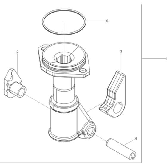 Tool Holder Assembly for Wacker BH55 5100004027 (Petrol 25x108) Rev.103 Breakers