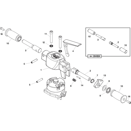 Top Cover Assembly for Belle BHB 23 Breakers