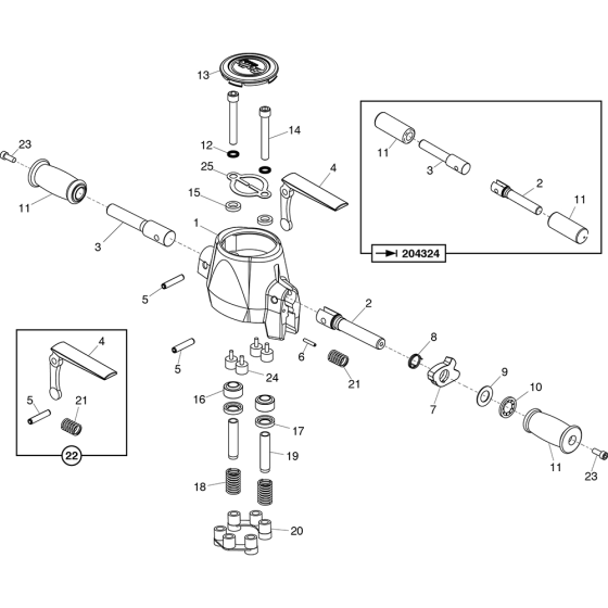 Top Cover Assembly for Belle BHB 25X Breakers