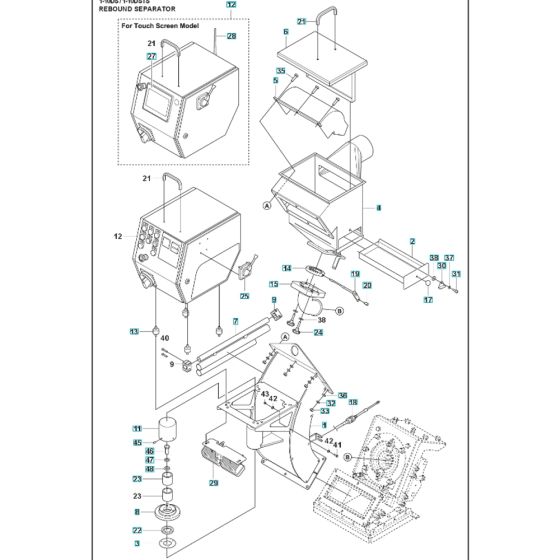 Separator Assembly for Husqvarna