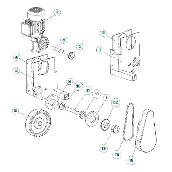 Drive Assembly for Husqvarna