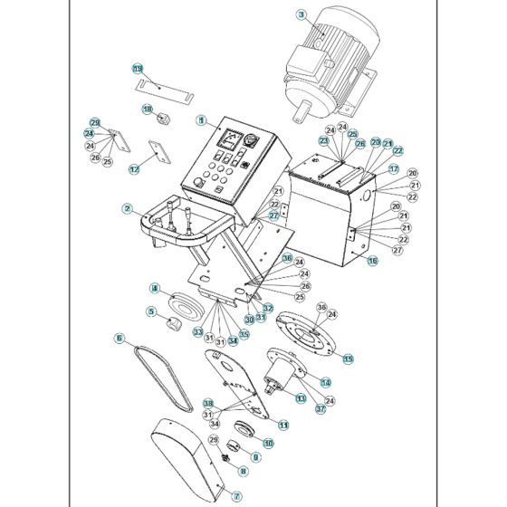 Electrical Assembly for BLASTRAC