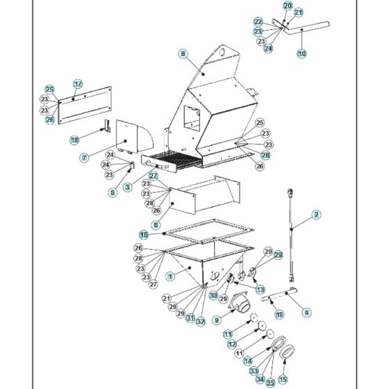 Separator Assembly for Husqvarna
