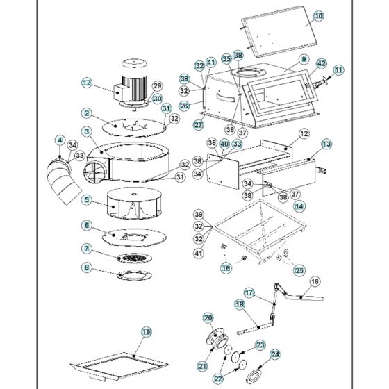 Motor Assembly for Husqvarna