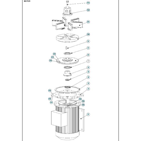 Motor Assembly for Husqvarna