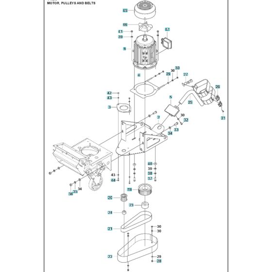 Motor Assembly for Husqvarna