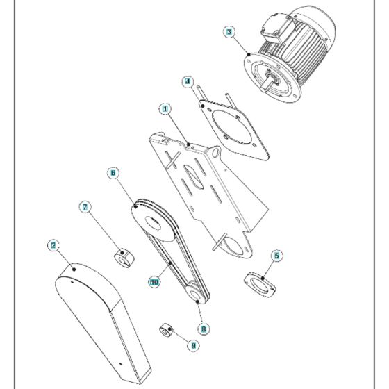 Motor Assembly for Husqvarna