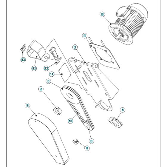 Motor Assembly for Husqvarna