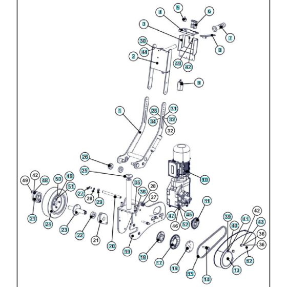 Drive Assembly for Husqvarna
