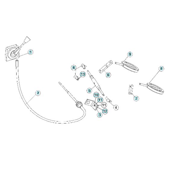 Lever Assembly for BLASTRAC 2-20DT