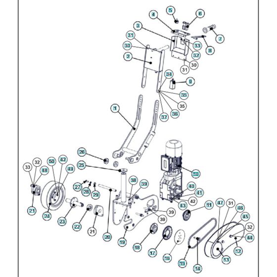 Drive Assembly for Husqvarna