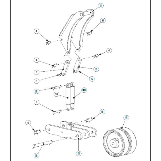 Rear Wheel Assembly for Husqvarna