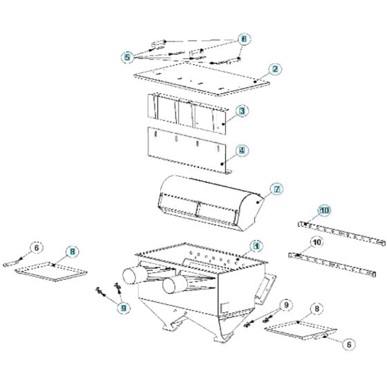 Separator Assembly for BLASTRAC