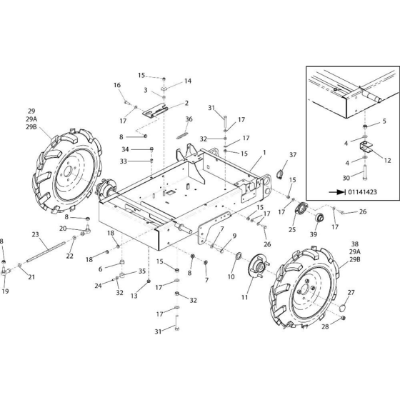 Chassis Assembly for Belle BMD 300 Mini Dumper