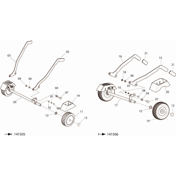 Friction Wheel Assembly for Belle BMD 300 Mini Dumper