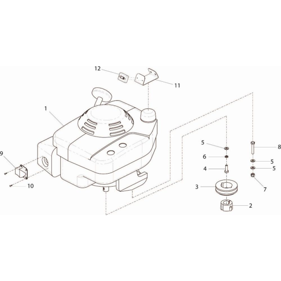 Engine Assembly for Belle BMD 300 Mini Dumper