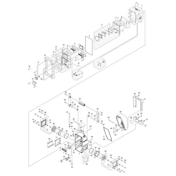 Makita BMR101 Radio Assembly