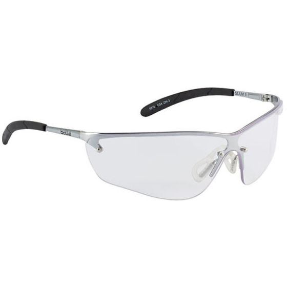 BOLLE Silium Safety Spectacles Metal Frame Integrated side protection Clear