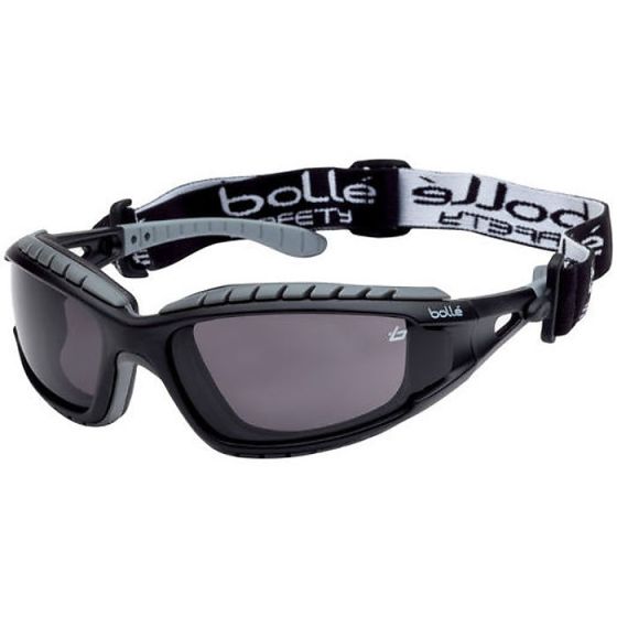 BOLLE Tracker Safety Spectacles Lens Markings: 5-2, 5 1 BT KN CE Smoke