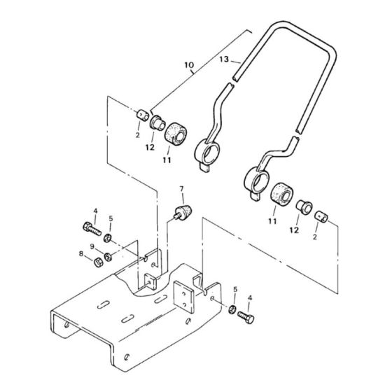 Steering Handle for Bomag BP 15/45